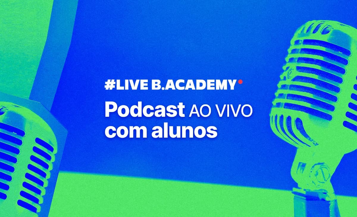 Podcast AO VIVO com alunos