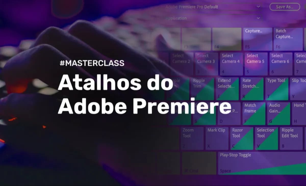 Atalhos do Adobe Premiere