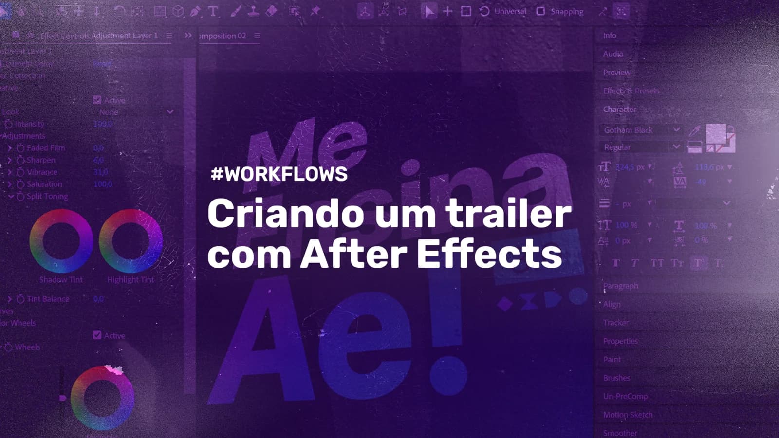 Criando um trailer com o After Effects