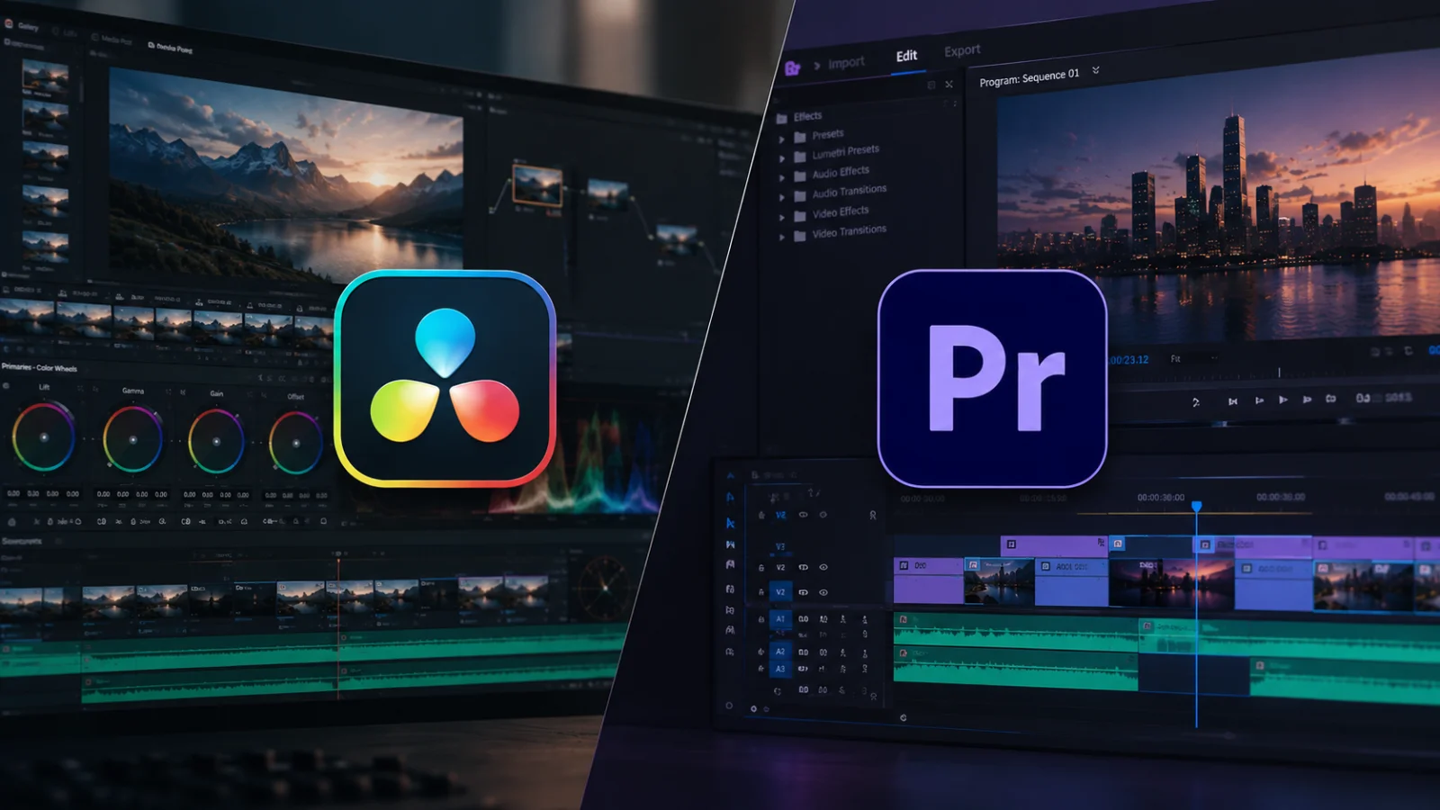 DaVinci Resolve ou Premiere: qual escolher para começar