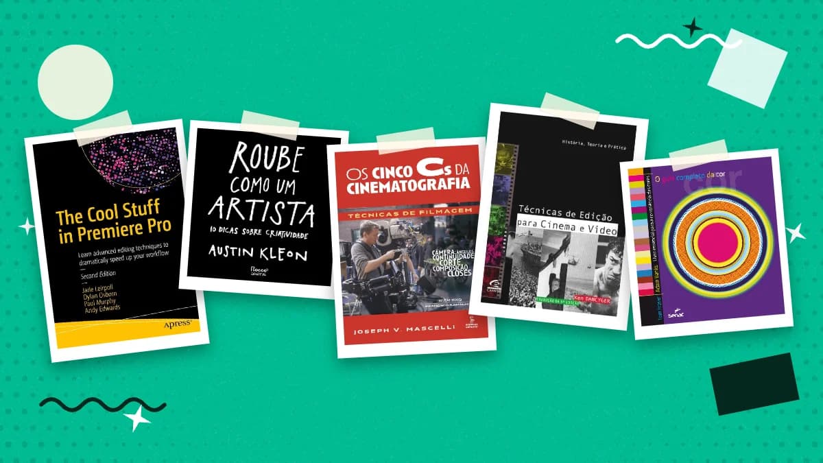 Os 13 melhores livros de Audiovisual para editores de vídeo